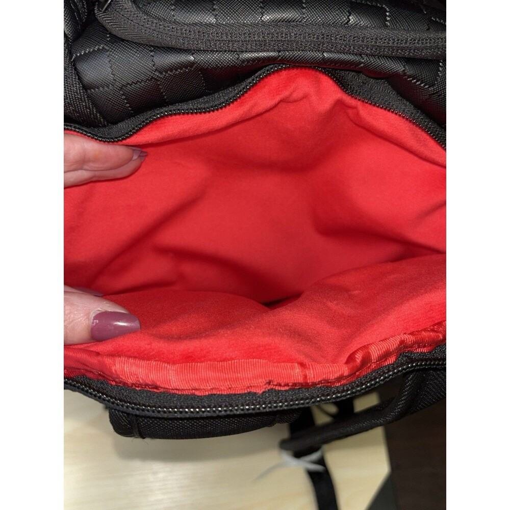 NEW Sprayground Raised Check Limited Edition Black Shark Mouth Backpack - Picture 9 of 16